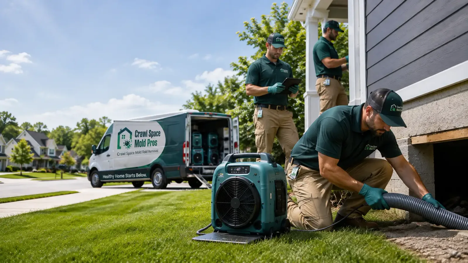 Crawl Space Mold Removal in Bourne, MA